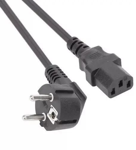 

Кабель питания Schuko (Euro)(M)-IEC-320-C13 угловая вилка/прямой штекер, 1 м, черный Premier (5-280(0.5) 1.0)