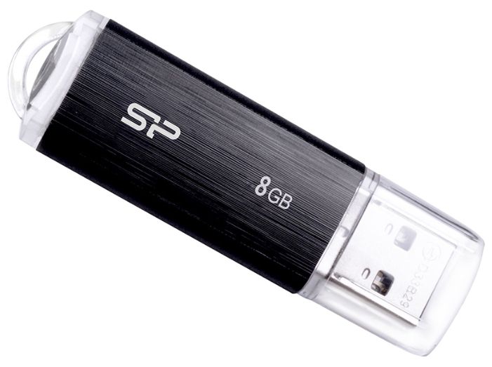 

Флешка 8Gb USB 2.0 Silicon Power Ultima U02, черный (SP008GBUF2U02V1K), Ultima U02