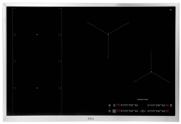 

Индукционная варочная панель AEG IKE84471XB, 4 конфорки, черный (IKE84471XB), Черная, IKE84471XB