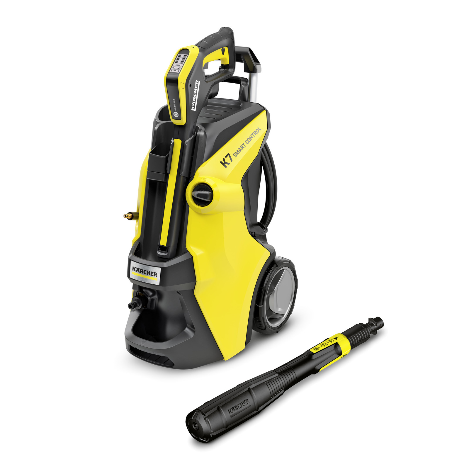 

Минимойка KARCHER K 7 SMART CONTROL, 178 атм, 600 л/ч, шланг 10 м, сетевой шнур 5 м, забор воды из емкости, 17.4 кг (1.317-200.0), K 7 SMART CONTROL