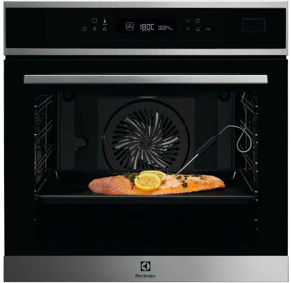 Духовой шкаф электрический Electrolux EOB7S31X, черный/серебристый (EOB7S31X), цвет черный/серебристый