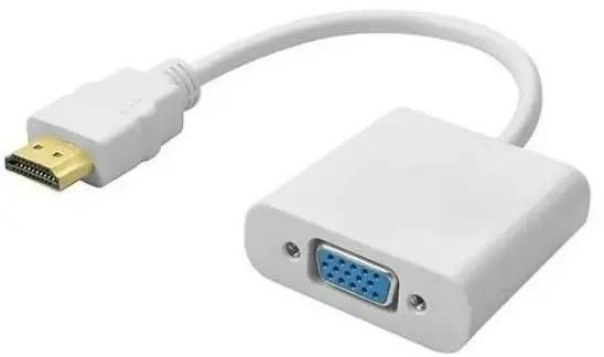 

Переходник (адаптер) HDMI(19M)-VGA(15F), 15 см, белый PREMIER (5-983B)