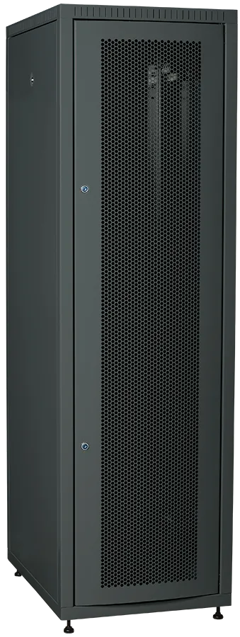 

Шкаф телекоммуникационный напольный 42U 600x800 мм, перфорация/металл, черный, разборный, ITK LINEA E LE05-42U68-PM (LE05-42U68-PM), LE05-42U68-PM