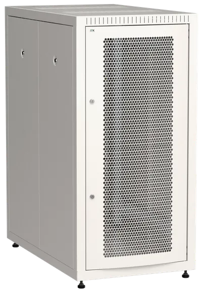 

Шкаф телекоммуникационный напольный 24U 600x1000 мм, перфорация/металл, серый, разборный, ITK LINEA E LE35-24U61-PM (LE35-24U61-PM), LE35-24U61-PM