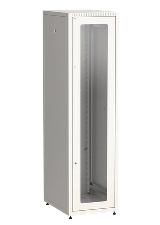 

Шкаф серверный напольный 42U 600x800 мм, стекло/металл, серый, ITK LINEA E LE35-42U68-GM (LE35-42U68-GM), LE35-42U68-GM