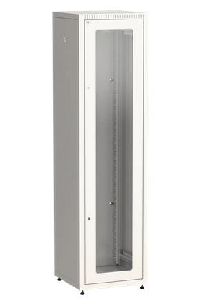 

Шкаф серверный напольный 47U 600x600 мм, стекло/металл, серый, ITK LINEA E LE35-47U66-GM (LE35-47U66-GM), LE35-47U66-GM
