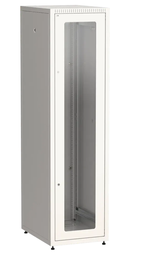 

Шкаф серверный напольный 47U 600x800 мм, стекло/металл, серый, ITK LINEA E LE35-47U68-GM (LE35-47U68-GM), LE35-47U68-GM