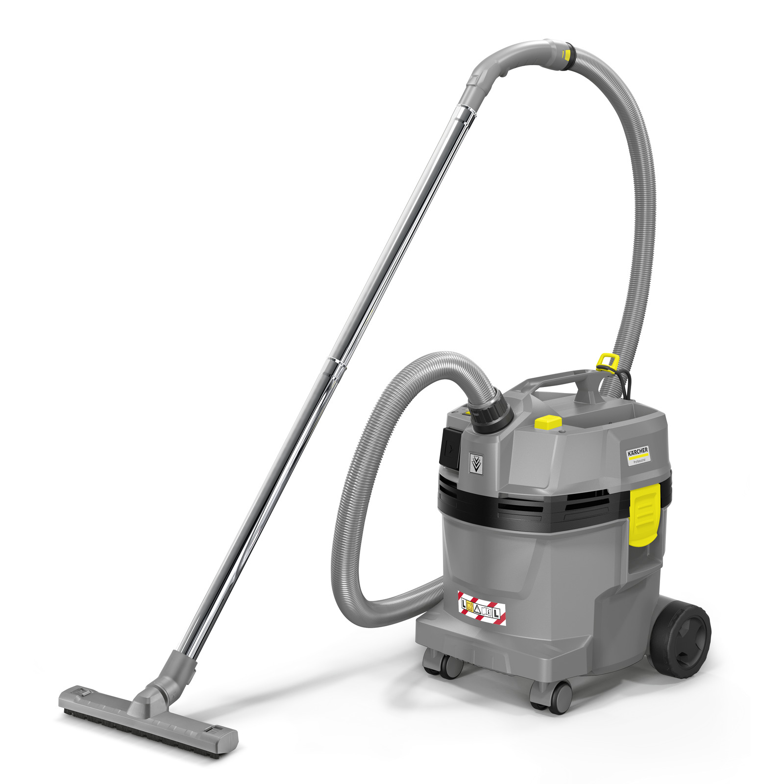 Строительный пылесос KARCHER NT 22/1 Ap Te L, сетевой, 1.3 кВт, влажная, сухая уборка, объем пылесборника 22 л, контейнер, мешок, диаметр шланга 3.5 см, длина шланга 1.9 м, 6.1 кг (1.378-610.0)