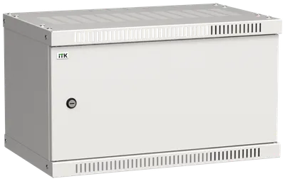 

Шкаф телекоммуникационный настенный 6U 550x350 мм, металл, серый, разборный, ITK LINEA WE LWE3-06U53-MF (LWE3-06U53-MF), LWE3-06U53-MF