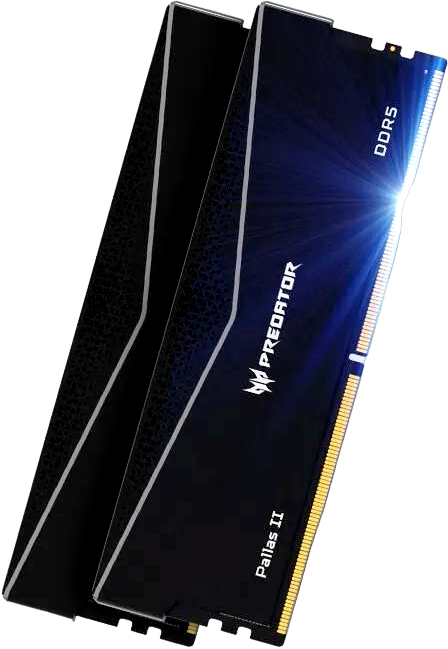

Комплект памяти DDR5 DIMM 64Gb (2x32Gb), 6400MHz, CL32, 1.35V, Acer, Predator Pallas II (BL.9BWWR.438) Retail, BL.9BWWR.438