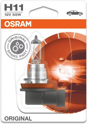 

Лампа автомобильная галогенная Osram, ближний/дальний свет, 55 Вт, 12 В, H11, 1 шт. (64211-01B)