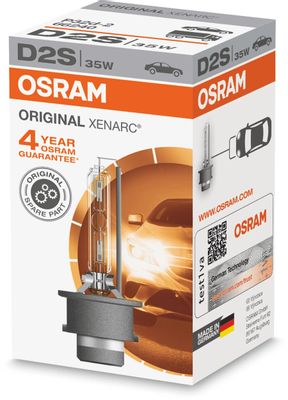 

Лампа автомобильная ксеноновая Osram, ближний/дальний свет, 35 Вт, 85 В, D2S, 4500 K, 1 шт. (66240)