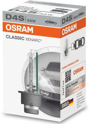 

Лампа автомобильная ксеноновая Osram, ближний/дальний свет, 35 Вт, 42 В, D4S, 4150 K, 1 шт. (66440CLC)