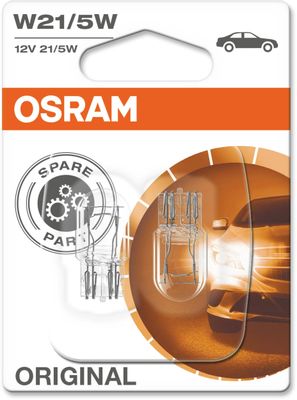 

Лампа автомобильная накаливания Osram, габарит, 5 Вт, 12 В, W21/5W, 2 шт. (7515-02B)