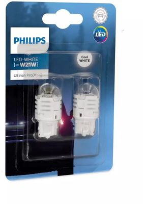 

Лампа автомобильная светодиодная PHILIPS, габарит, 1.75 Вт, 12 В, W21W, 6000 K, 2 шт. (11065U30CWB2)