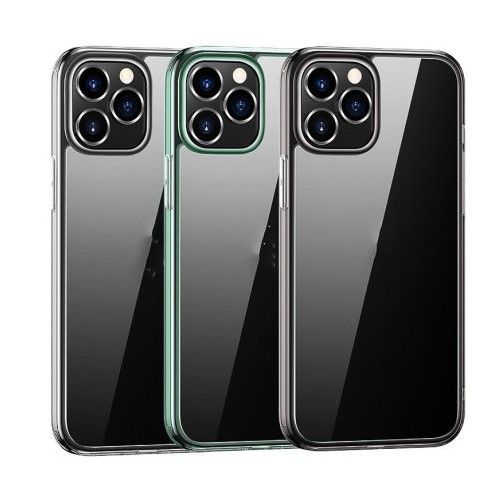 Чехол-накладка Usams Minni Series US-BH630 для смартфона Apple iPhone 12/12 Pro, TPU, зелёный