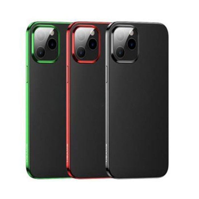 

Чехол-накладка Usams Kingdom Series US-BH617 для смартфона Apple iPhone 12 Pro Max, пластик, силикон, прозрачный/красный (IP12PMJU02)