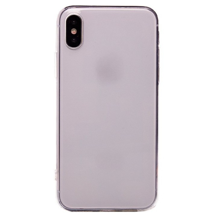 Чехол-накладка Ultra Slim для смартфона Apple iPhone X/XS, силикон, прозрачный (74306)