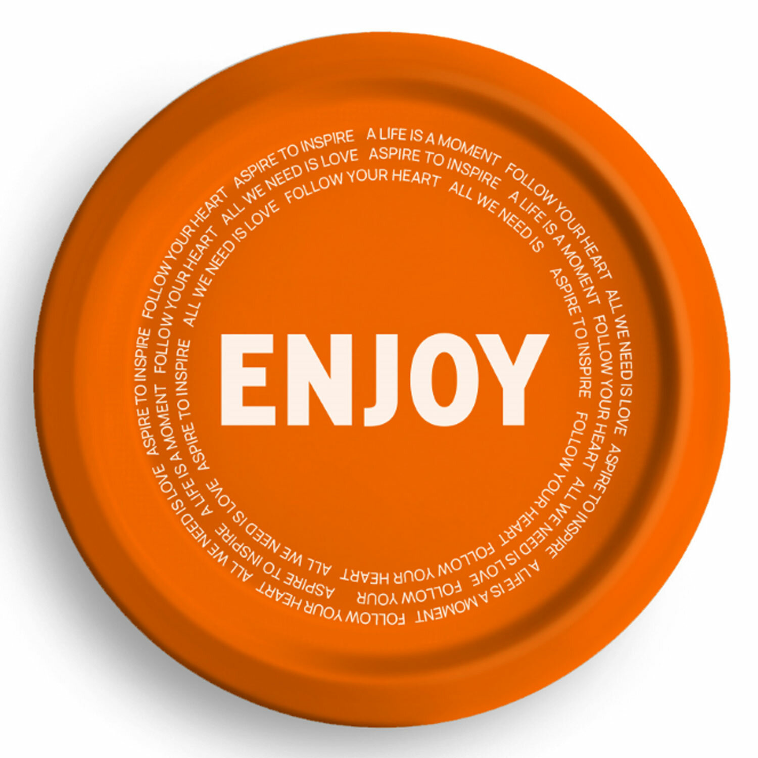 

Тарелки одноразовые СКАНДИПАКК Enjoy new, 23 см, картон, печать (рисунок), 50 шт. (608707)