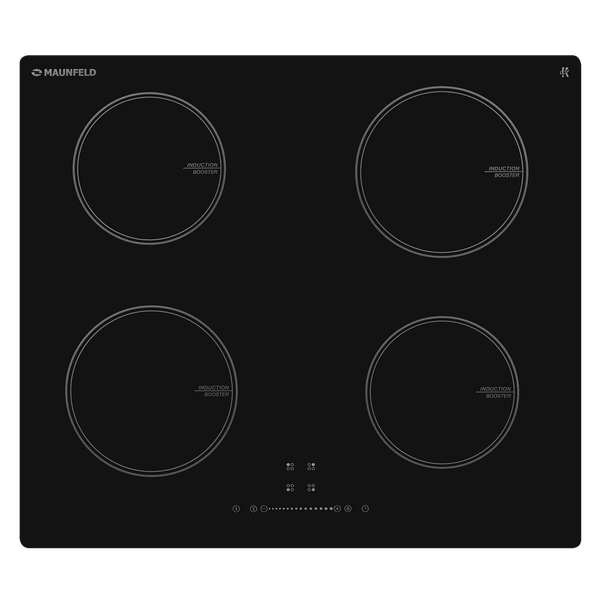

Индукционная варочная панель Maunfeld CVI594STBK, 4 конфорки, черный (КА-00021725), Черная, CVI594STBK