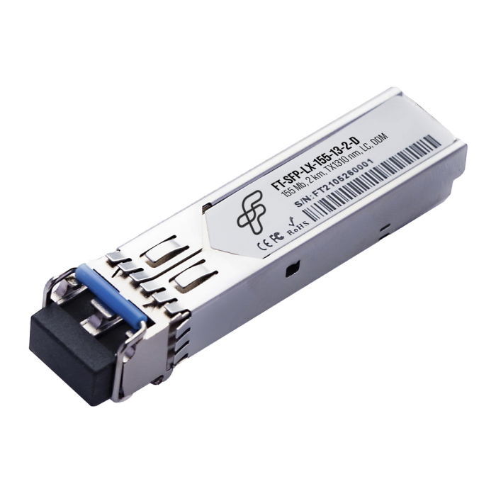

Модуль SFP Fibertrade FT-SFP-LX-155-13-2-D, 2 км, LC, Tx:1310 нм, 155 Мбит/с, SM, двойной, DDM (FT-SFP-LX-155-13-2-D (CS)), FT-SFP-LX-155-13-2-D