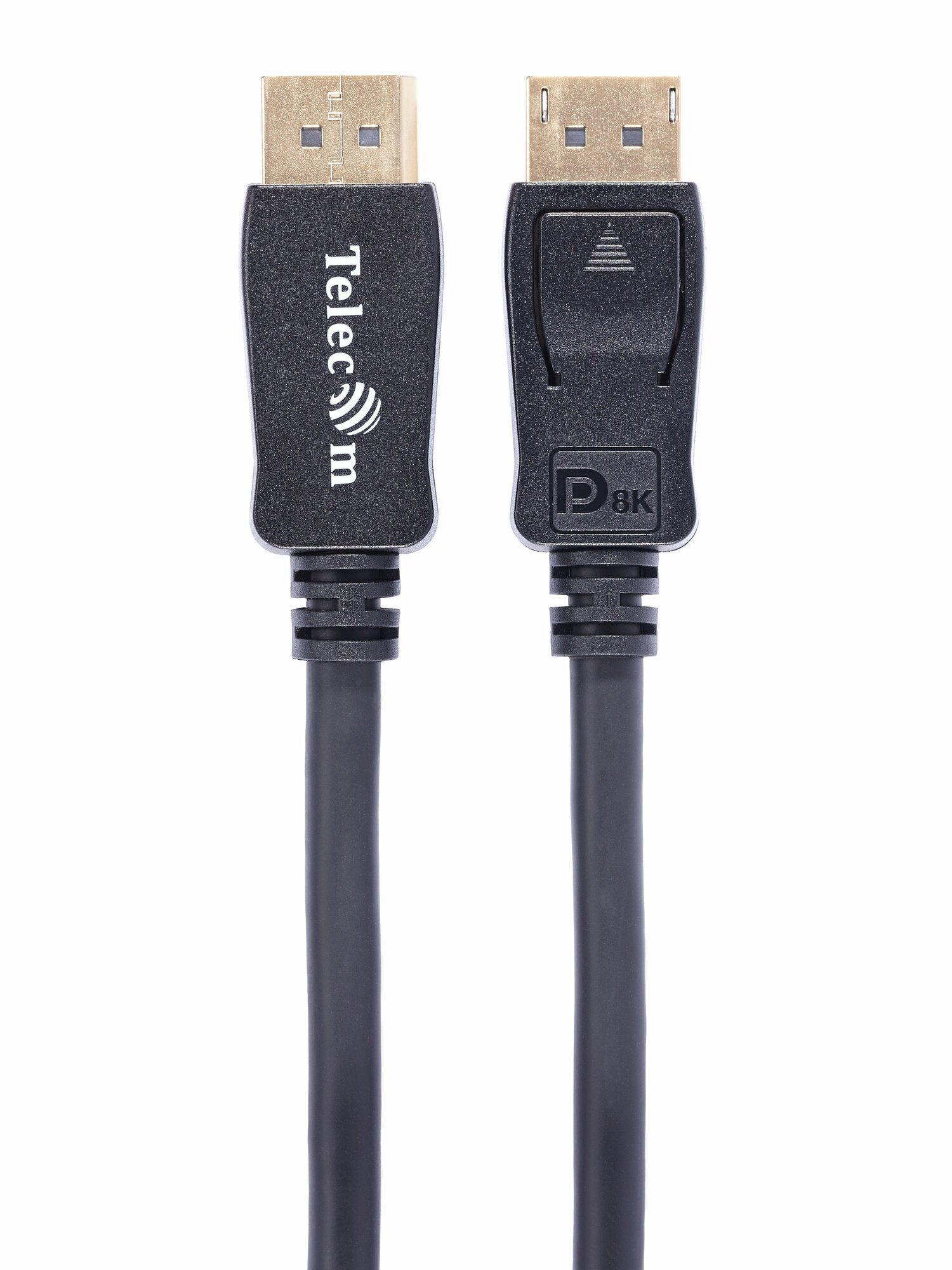 Кабель DisplayPort(20M)-DisplayPort(20M) v1.4 4K, 8K, 3 м, черный Telecom Econom TCG745C-3M (TCG745C-3M) - фото 1