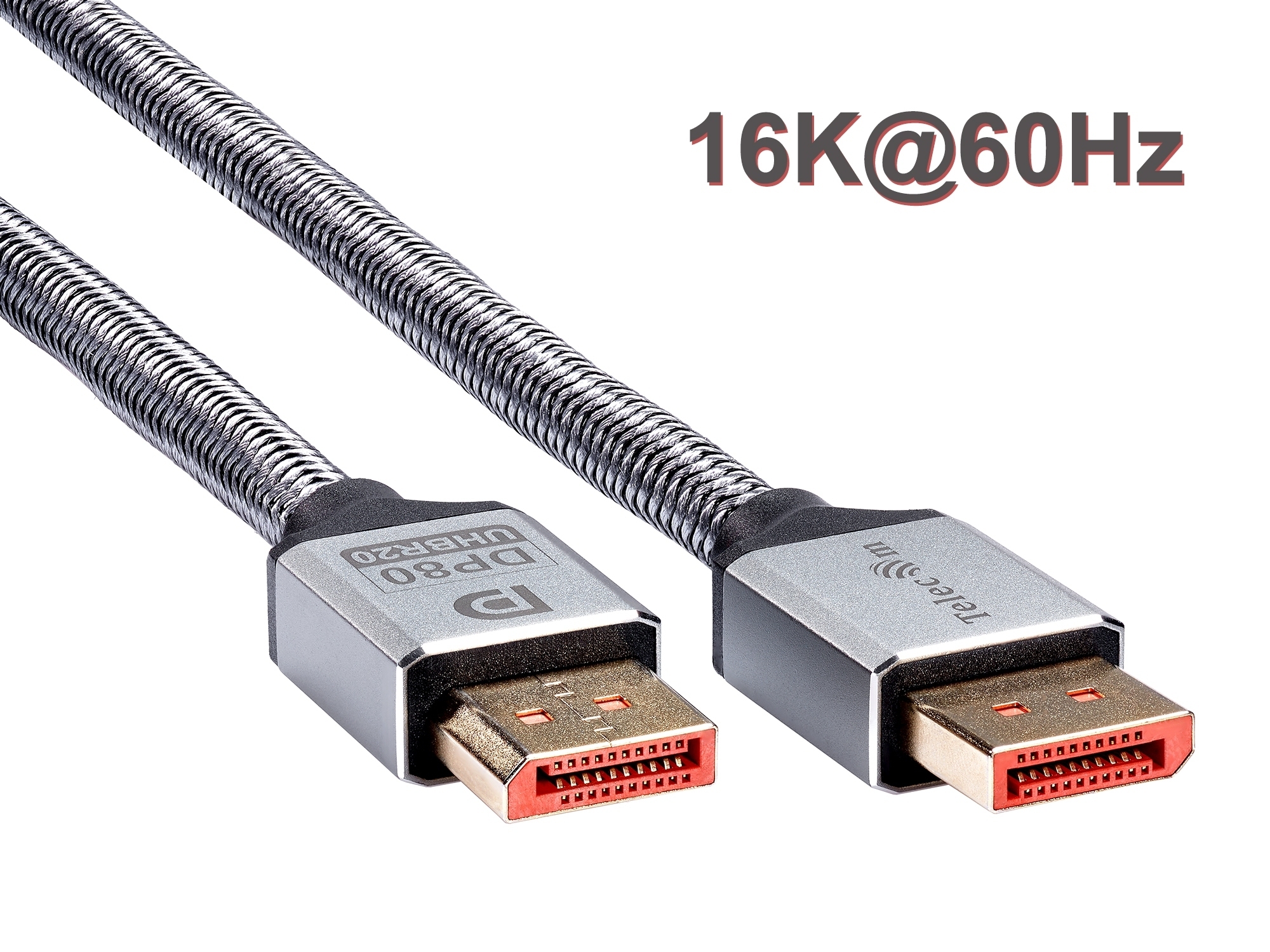 

Кабель DisplayPort(20M)-DisplayPort(20M) v2.1 4K/8K/16K, 2 м, черный Telecom TCG850-2M (TCG850-2M), TCG850-2M