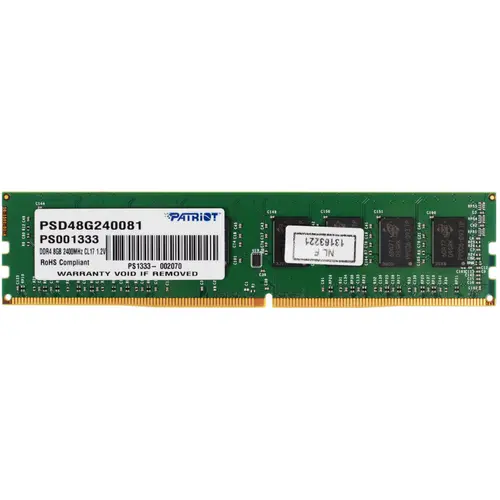 Память DDR4 DIMM 8Gb, 2400MHz Patriot Memory (PSD48G240081)