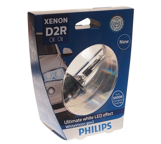 

Лампа автомобильная ксеноновая PHILIPS, 35 Вт, 85 В, D2R, 5000 K, 1 шт. (85126WHV2S1)