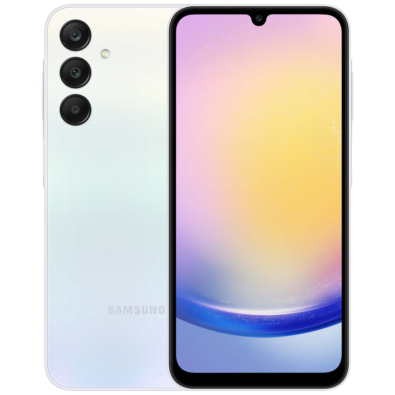 

Смартфон Samsung Galaxy A25 5G, 6.5" 1080x2340 AMOLED, Samsung Exynos 1280, 8Gb RAM, 256Gb, 3G/4G/5G, NFC, Wi-Fi, BT, 3xCam, 2-Sim, 5000 мА⋅ч, USB Type-C, Android 14, голубой, Galaxy A25 5G