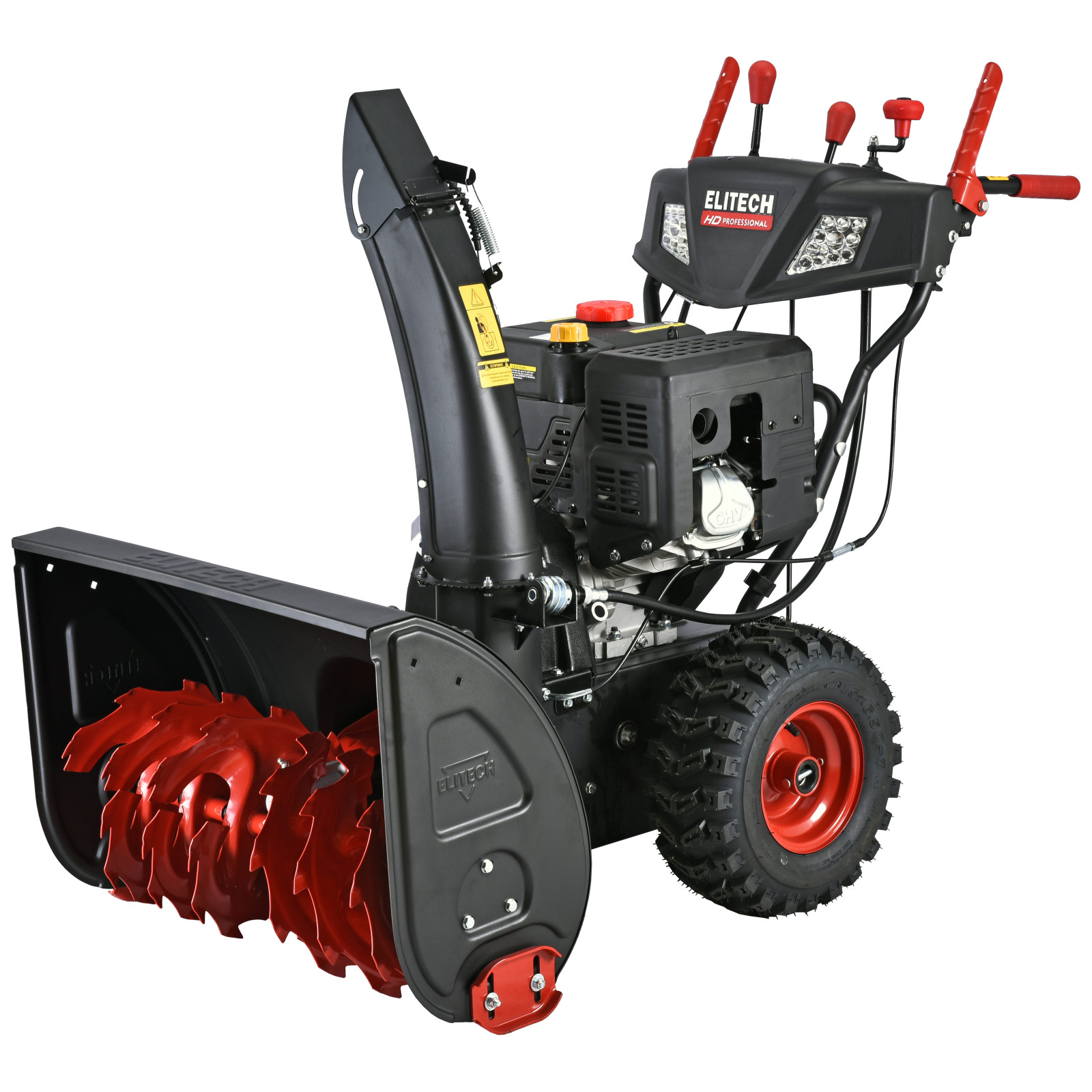 

Снегоуборщик Elitech ST 1271LE (E1609.015.00), 12 л.с., бензиновый, самоходный, электростартер, фара, 138 кг (203760), ST 1271LE (E1609.015.00)