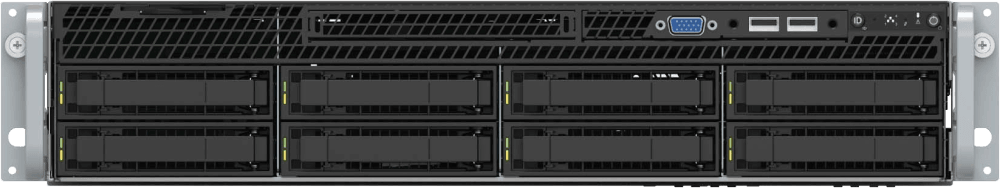 

Сервер Yadro Экспресс Архив X2-200, 2xIntel Xeon Silver 4214R, 2x32Gb RAM, 2x10Tb 7.2K SAS HDD + 2x240Gb M.2 SSD, 8x2.5/3.5" HS, RAIDwith BBU, noDVD, 4xGLAN, IPMI, 2x1300 Вт, 2U (EXPRESSAR2UMR_23Q1MR), X2-200