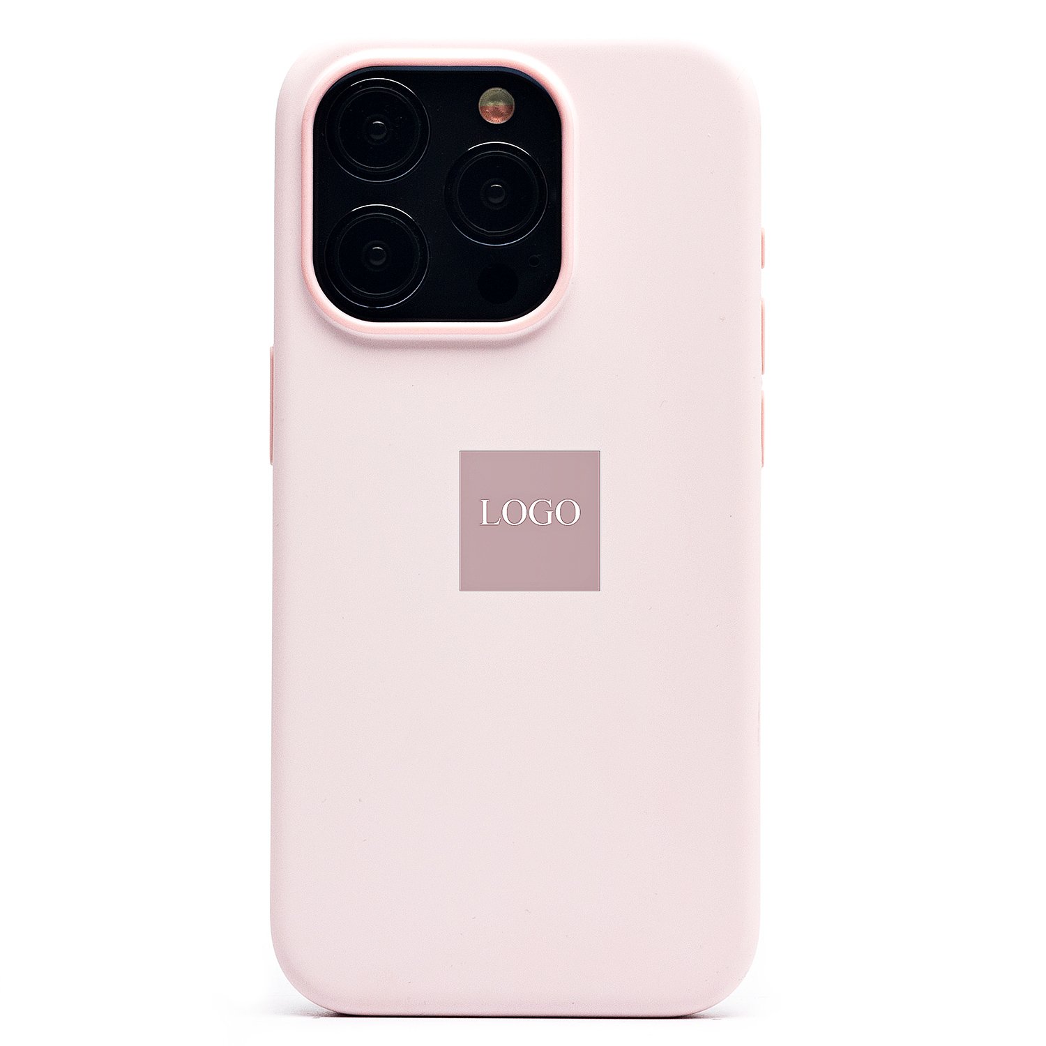 Чехол-накладка Silicone Case with MagSafe для смартфона Apple iPhone 15 Pro, светло-розовый