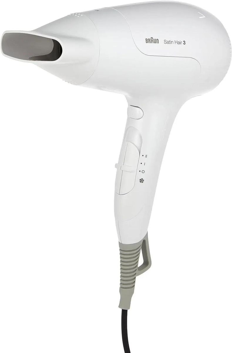 Фен Braun BRHD385E 2 кВт, режимов: 3, насадок: 2