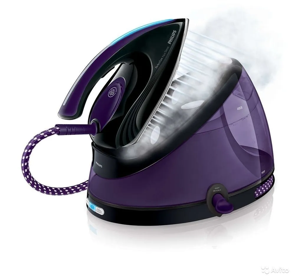 

Парогенератор Philips PerfectCare Elite ﻿GC9650/80 2.4 кВт, черный/фиолетовый (﻿GC9650/80), ﻿GC9650/80