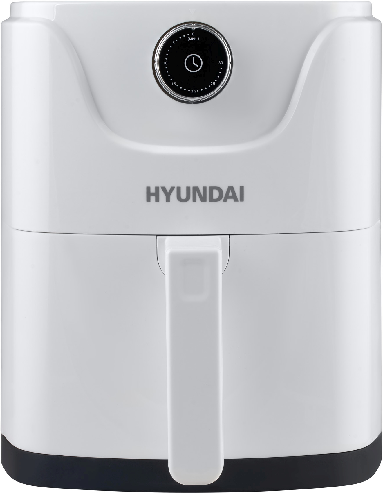Аэрогриль Hyundai HYF-2052 1 кВт, 2.5 л, белый/серебристый (HYF-2052), цвет белый/серебристый - фото 1