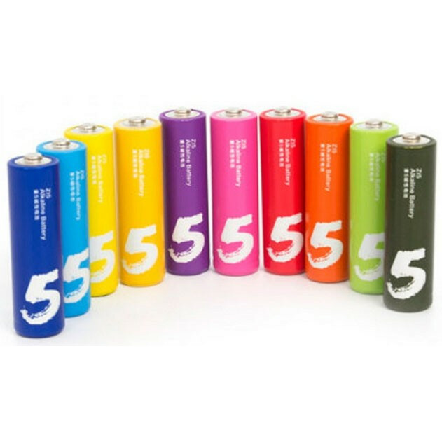 

Батарейка ZMI Alkaline Rainbow Zi5, AA (LR6), 1.5V, 10 шт. (ZMKAA501CNCM)