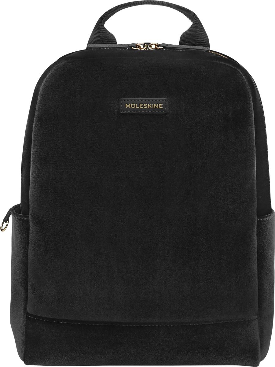 

13" Рюкзак Moleskine Velvet, черный (ET23LBKVBK), Velvet