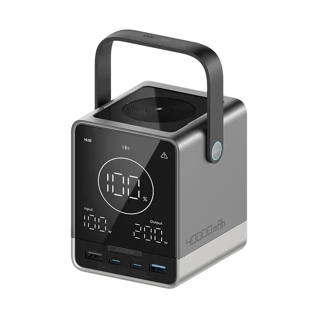 Портативный аккумулятор (Powerbank) CUKTECH P01CT, 40000 мА·ч, серый
