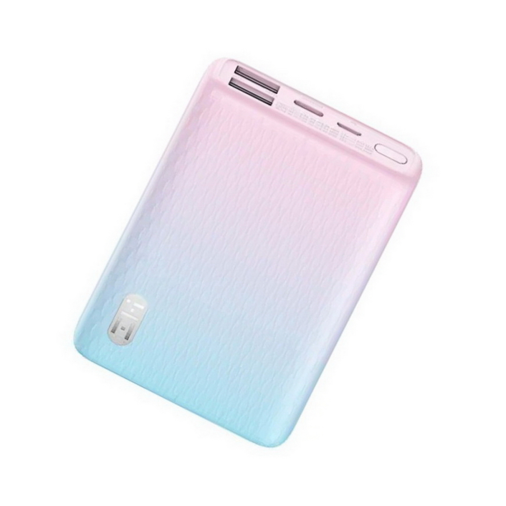 Портативный аккумулятор (Powerbank) ZMI MINI QB817, 10 А·ч, 3xUSB, 3А, Type-C, розовый (ZMKQB817CNPB)