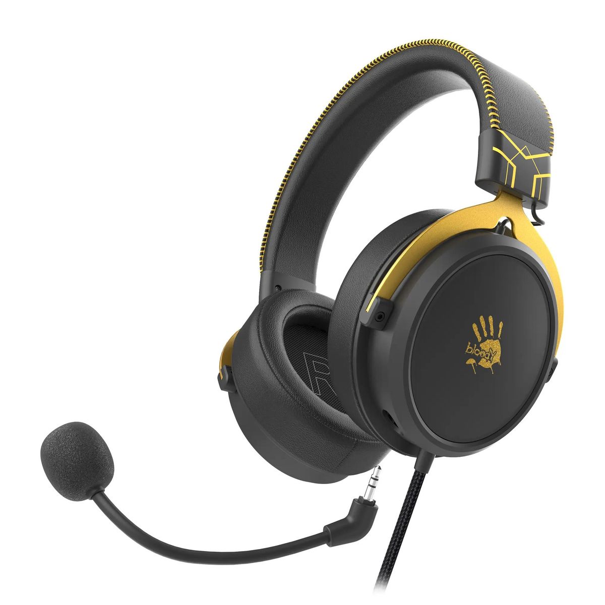 

Проводная гарнитура A4Tech M590i, Jack 3.5mm/USB, черный/золотой (M590I SPORTS LIME), M590i