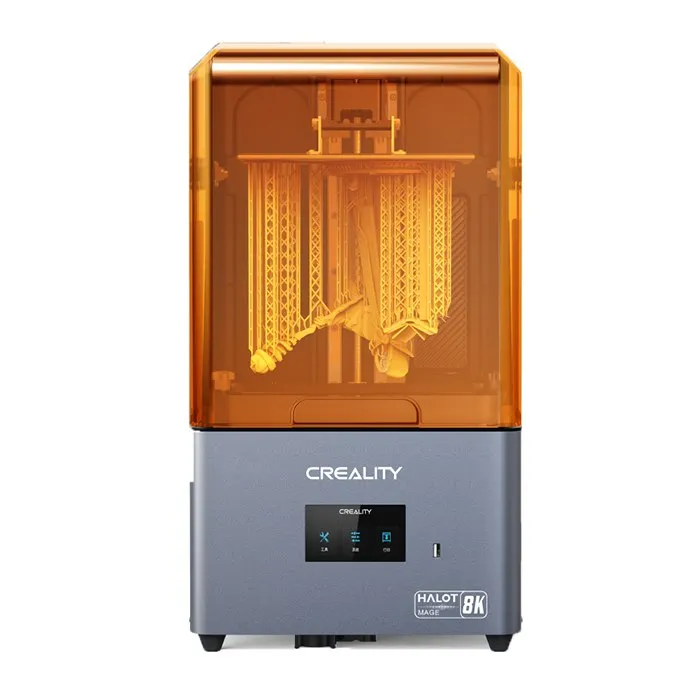 3D принтер Creality HALOT-MAGE, DLP/LCD/SLA, фотополимерные смолы, USB, серый/оранжевый (1003040102), цвет серый/оранжевый