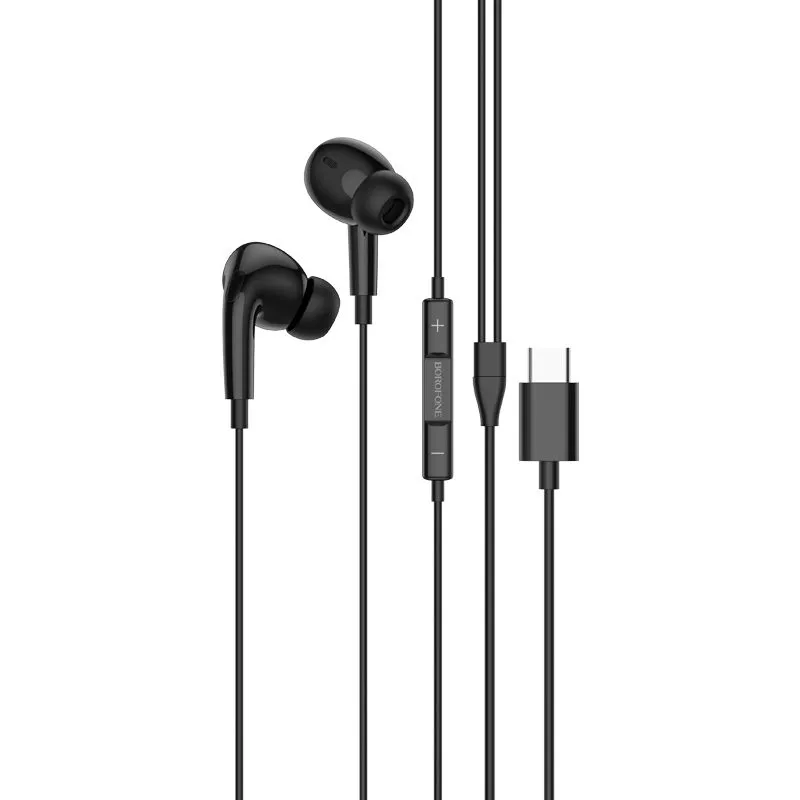 

Проводная гарнитура Borofone BM80 Pro Elegant, USB Type-C, черный (6974443387551), BM80 Pro Elegant