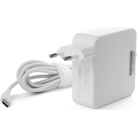 

Сетевое зарядное устройство OEM 65W-UTC 65 Вт, EU, Quick Charge, PD, белый (65W-UTC), встроенный кабель Type-C, 65W-UTC