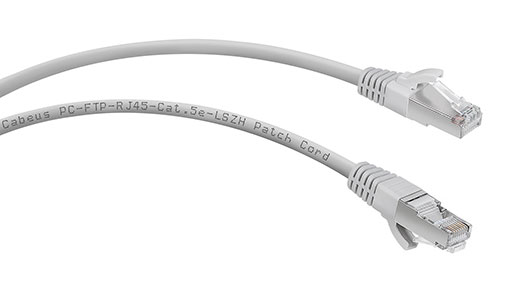 

Патч-корд FTP кат.5e, 5 м, RJ45-RJ45, серый, CU, LSZH, экранированный, Cabeus (PC-FTP-RJ45-Cat.5e-5m-LSZH)