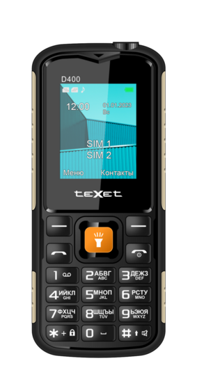 

Мобильный телефон teXet TM-D400, 1.77" 160x128 TN, 32Mb RAM, 64Mb, 2-Sim, 1500 мА·ч, micro-USB, черный (TM-D400BK), TM-D400