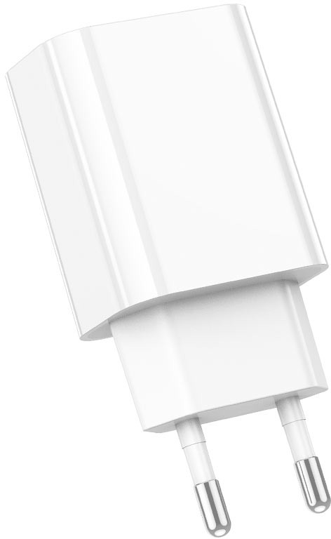 

Сетевое зарядное устройство Borofone BA65A 20 Вт, EU, USB type-C, Quick Charge, PD, белый (6974443383911), BA65A