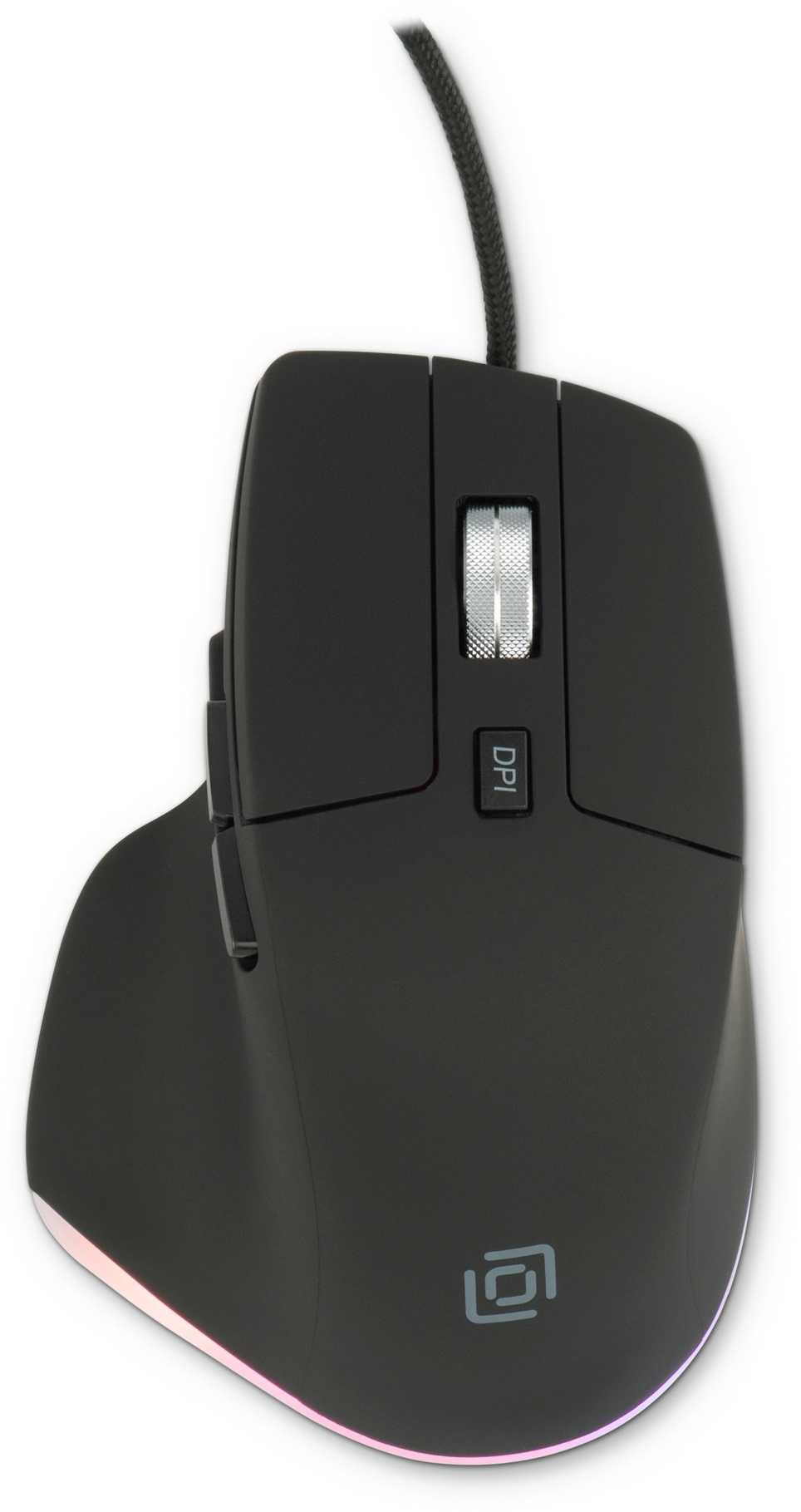

Мышь проводная Oklick 503M, 6400dpi, оптическая светодиодная, USB, черный (1885417), 503M