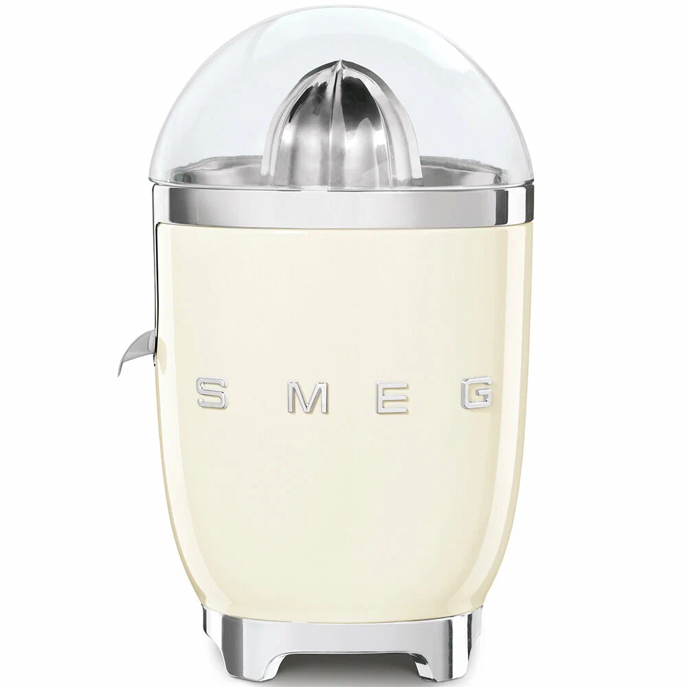 

Соковыжималка для цитрусовых SMEG Стиль 50-х CJF11CREU 70 Вт, кремовый (CJF11CREU), CJF11CREU