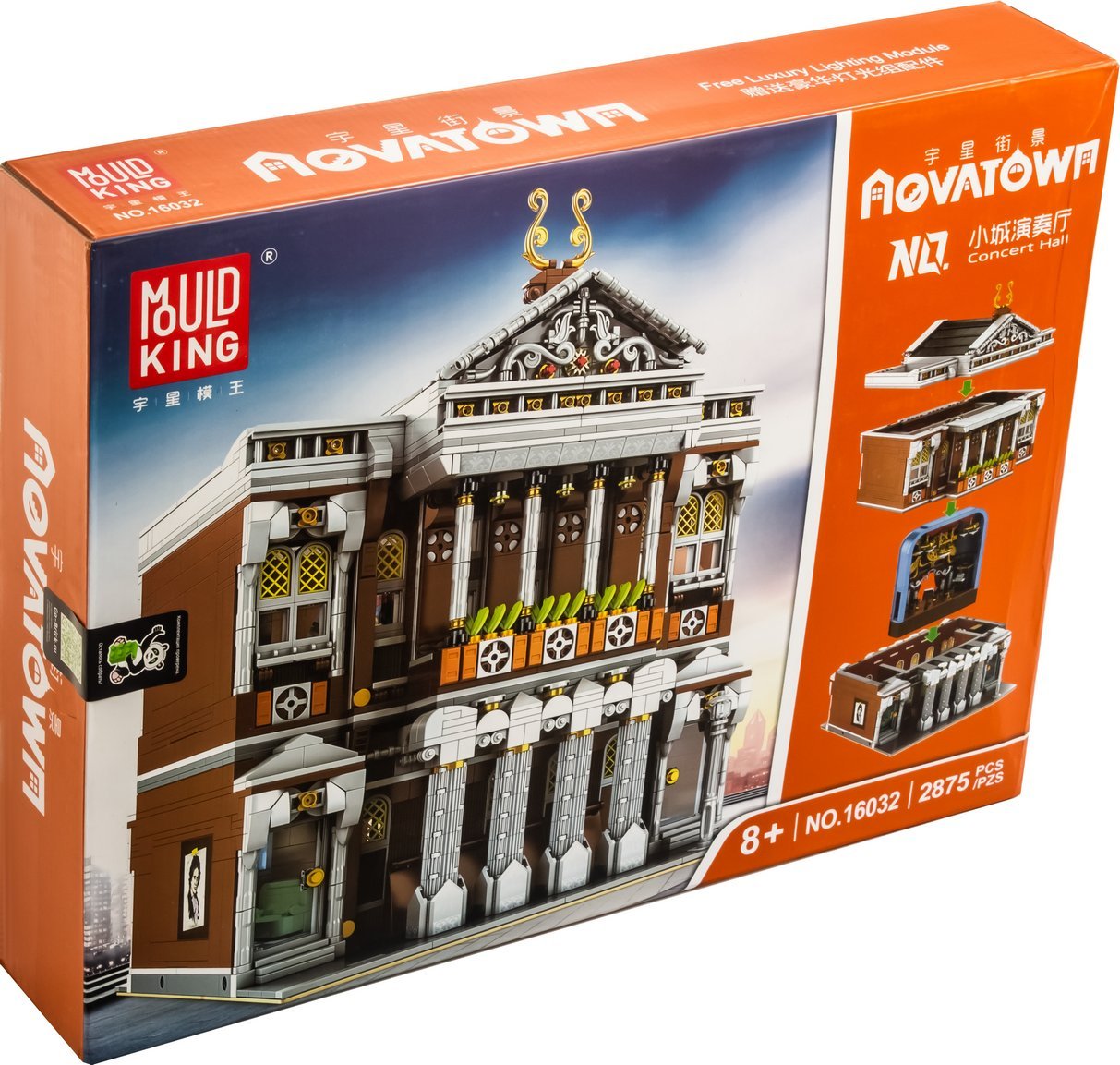 

Конструктор MOULD KING Концертный зал с подсветкой, деталей: 2875 (16032), Концертный зал с подсветкой